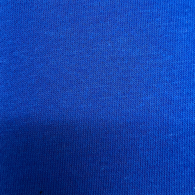 Royal Blue Polyester-Cotton Fleece Fabric voor sweatshirts, hoodies en casual kleding