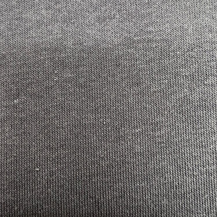 Houtskool grijs vast zacht sweatshirt fleece stof
